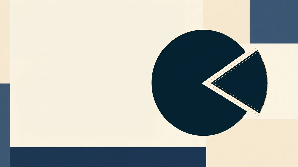 Abstract illustration of a question mark rendered as a diverging path before a doorway.