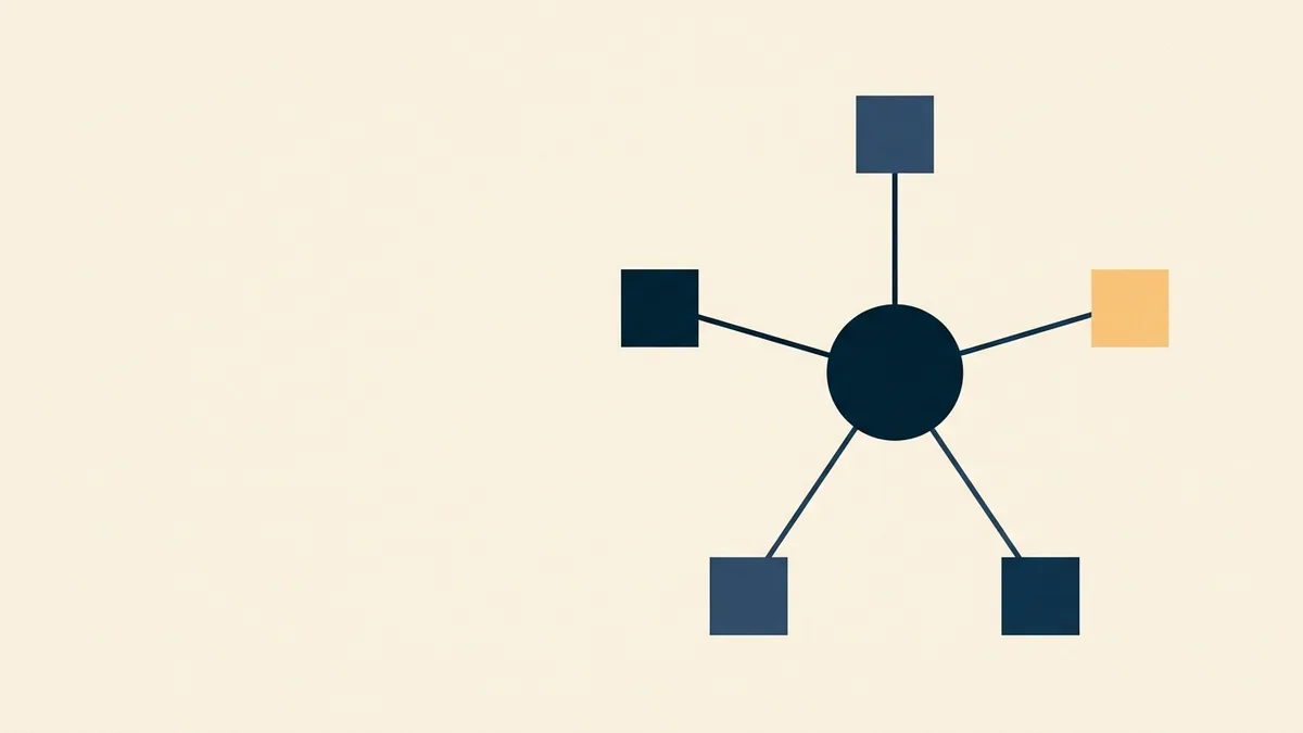 Abstract illustration of four identical stacked bars beside one bar of a different width.