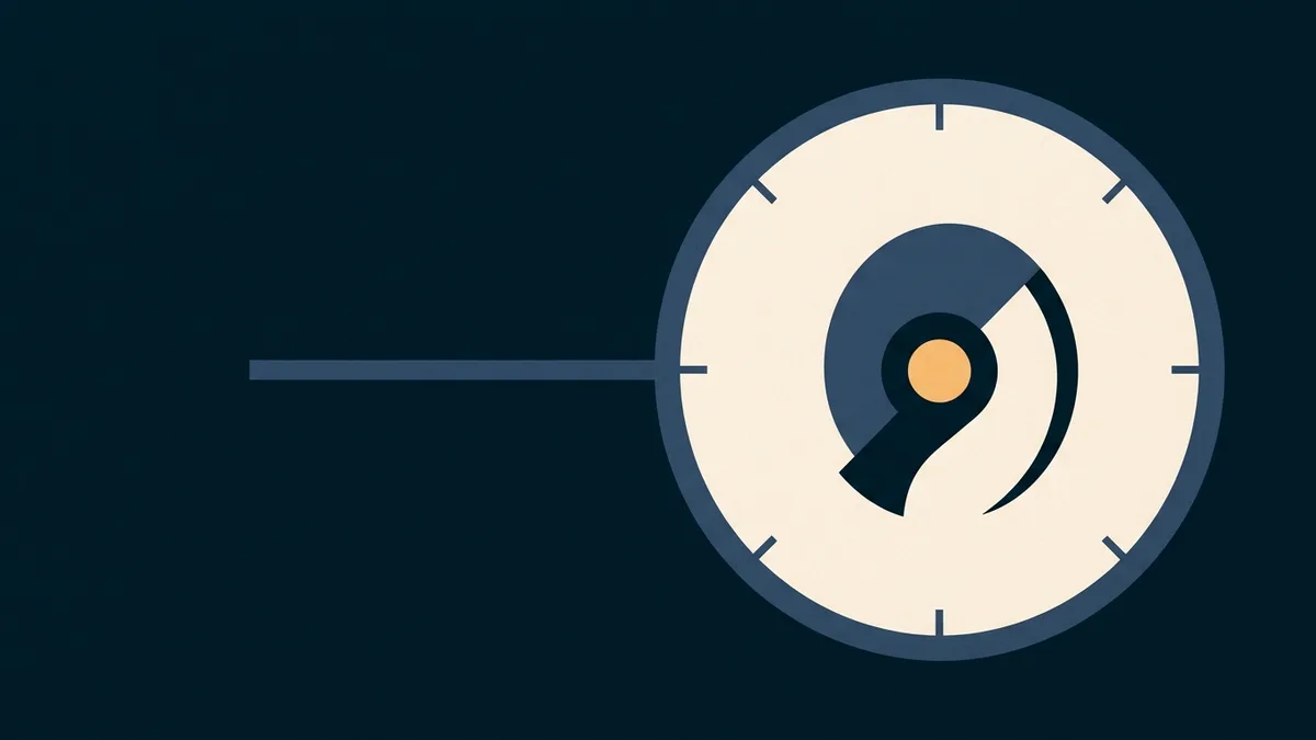 Abstract illustration of a single entry point followed by a repeating circular cycle.